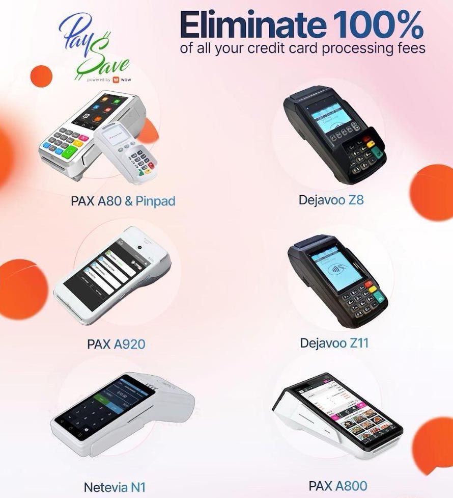 Compact card terminal with contactless payment
