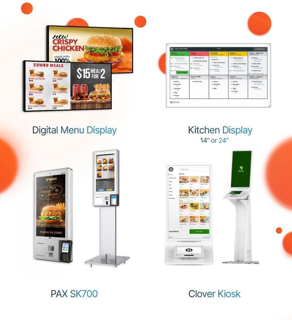 Countertop point of sale terminal and PIN pad